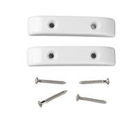 2 Pcs Plastic Bass Thumb Rest Finger Rest, Electric Bass Thumb Rest, Plastic Finger Rest for Bass Guitar (GM02 White)
