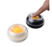 2 Pcs Plastic Round Case Finger Pads Finger Sponge Wetted Tool Finger Pads Moisteners Envelope Moistener for Casher Counting Cash Money (White+Black)
