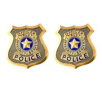 2 Pcs Police Badge, Cosplay Props, Police Pin, Sheriff Cop Badge Pin