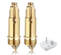 2 Pcs Pop Up Click Clack Slotted Plug Bolt Assembly Basin, Sink Plug Replacement Screw, Pop Up Plug for Most Sink Bath Tub Basin Drain Stopper
