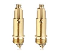 2 PCS Pop Up Sink Plug Replacement, Basin Pop Up Click Clack Brass Plug Bolt Assembly Slotted Plug Bathroom Sink Brass for Most Sink Basin Drain Stopper