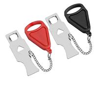 2 Pcs Portable Door Lock for Travel - Pocket Travel Door Lock, Solid Heavy Duty Lock Prevent Unauthorized Entry, Perfect for Traveling, Hotel, Home,Apartment