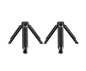 2 Pcs Portable Key Light Stand Flashlight Tripod Stable Camping Flashlight Tripod Bracket Outdoor Camping Work Bracket LED Holder