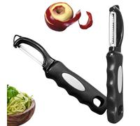 2 PCS Potato Peeler Hand,Vegetable Peeler for Kitchen,Julienne Peelers with Sharp Stainless Steel Blades,Ergonomic Non Slip Grip Handle for Easy Peeling Potatoes Fruits Carrots Apples, Dishwasher Safe