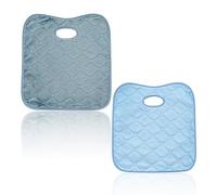 2 Pcs Potty Training Car Seat Protector,Waterproof Baby Car Seat Protector Potty Training Pads Breathable Toddler Kick Mats Potty Train Pad Chair Liners for Toilet Child Cars Seats Covers,Grey&Black