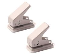 2 Pcs Practical Small Punching Pliers 6mm Single Hole Punched Paper Punched Hole Puncher for Photos Greeting Cards