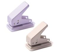 2 Pcs Practical Small Punching Pliers 6mm Single Hole Punched Paper Punched Hole Puncher for Photos Greeting Cards