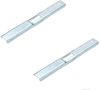 2-Pcs Precision Chainsaw Depth Gauge Tools - 0.65mm/0.026in Portable Raker File Guide Kit with Stainless Steel Template for Oregon/Husqvarna Chainsaws