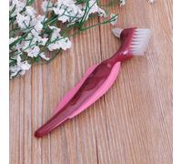 2 Pcs Premium Hard Denture Brush with Multi-Layer Bristles - Angled Head, Ergonomic Grip for Thorough Cleaning