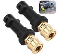 2 Pcs Pressure Washer Gun Adapter for Karcher to 1/4'' Quick Connect Female Fitting Universal Quick-Fitting Adaptor Compatible with Kärcher K Series K2, K3, K4, K5, K6, K7 High Pressure Washer Adapter