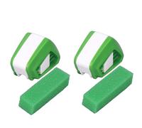 2 Pcs Professional Windscreen Wiper Restoration Kit | Precision Blade Trimmer & Rubber Renewal Tool with Cleaning Sponge | Multi-Function Car Wiper Maintenance Set