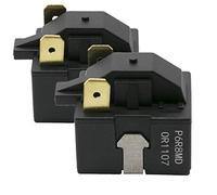 2 PCS PTC Refrigerator Starter Relay P6R8MD 2 Pins For LG Magic Chef Refrigerator & dehumidier 6748C-0004D