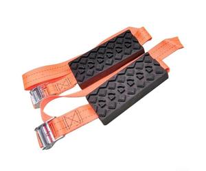 2 Pcs PU Anti-Slip Tire Traction Blocks, Snow Chains for Mud Sand, Escape Boards Straps for Car SUV Truck Winter Road Rescue