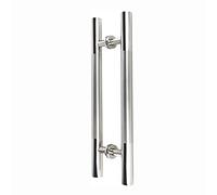 2 Pcs Pull Push Door Handles, Shower Door Handle knob, Stainless Steel Sliding Kitchen Bathroom Cupboard Cabinet Garage Barn Shed Gate Door Handles (120×90cm)
