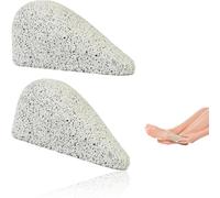 2 Pcs Pumice Stone for Feet, Foot Scrubber for Dead Skin Removal, Natural Foot File and Callus Remover for Skin Exfoliation, Smooths Skin Elbows and Knees