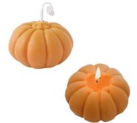 2 Pcs Pumpkin Scented Candles ， Soy Wax Scented Candle Art Decorative Handmade for Wedding Christmas Birthday Gift