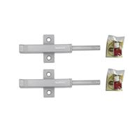 2 PCS Push to Open Door Catch, Heavy Duty Push Open Door Latch with 50N Spring Force, Wardrobe Push to Open Door Catch, Magnetic Closure for Cabinets, Wardrobes, for Handleless Furniture