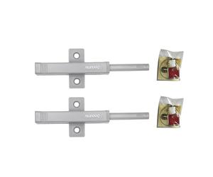2 PCS Push to Open Door Catch, Heavy Duty Push Open Door Latch with 50N Spring Force, Wardrobe Push to Open Door Catch, Magnetic Closure for Cabinets, Wardrobes, for Handleless Furniture