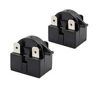 2 PCS QP2-4.7 Start Relay Refrigerator PTC Ohm 3 Pin For Vissani Danby EdgeStar Summit Haier Igloo etc Compressor