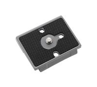 2 PCS Quick Release Plates With 1/4" Screw Compatible with Manfrotto 200PL-14 322RC2 324RC2 488RC2 496RC2 RC2, Quick Release Plate Replacement Camera Tripod Head for Rapid Connect System