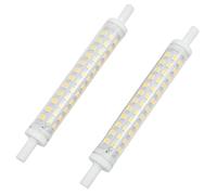 2 Pcs R7S Led Bulb 118mm Dimmable 9w 3000k J118 Warm White Led Linear Halogen Light Bulbs Replacement Equivalent Energy Saving Reflector Floodlight Security Light Bulb for Ceiling Floodlight Lamp