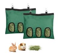 2 Pcs Rabbit Hay Feeder,Guinea Pig Hay Feeder,Guinea Pig Bag,Small Animal Feeding Bag for Rabbits, Hamsters, Hedgehogs