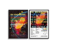 2 PCS Radio-head Poster Rock Band Music Album Cover Wall Art Canvas Posters Room Decorative Aesthetic Print Decor 12x18inch(30x45cm) 2