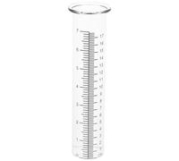 2 Pcs Rain Gauge Tool High Borosilicate Glass with Scale