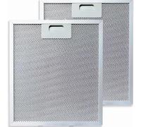 2 Pcs Range Hood Filters - 5-Layer Aluminium Grease Mesh 305x267mm, Universal Fit for Cooker Hoods