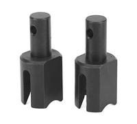 2 Pcs RC Differential Cup Black Steel High Strength RC Differential Connector Cup for 1/5 Outcast Kraton 8s Durable Metal Power Transmission System Smooth Ride