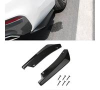 2 Pcs Rear Bumper Canard Splitter Protector for Renault Fluence 2012-2017 2018 2019 2020 2021 2022 2023 2024, Anti Scratch Bumper Side Skirt Lip Body Kit Wrap Angle Protector,Black