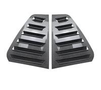 2 pcs Rear Quarter Window Louvers Spoiler Panel For Golf 6 MK6 2008 2009 2010 2011 2012 ABS Vent Louver Trim Mouldings Decoration Cover,Carbon Look