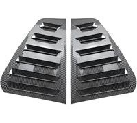 2 Pcs Rear Side Window Louvers for VW Golf 6 2008-2012, Premium ABS Air Vent Scoop Shades Cover Auto Exterior Styling Accessories,carbon fiber look