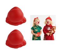 2 Pcs Red Clown Nose, Funny Clown Nose, Soft Sponge Clown Nose for Cosplay, and Performances Durable, Comfortable Circus Costume Accessories for All Age,for Parties, Performances, and Events