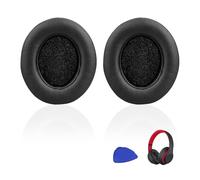 2 Pcs Replacement Ear Pads for Beats Studio 2 & 3 Wired/Wireless, Ear Cushions Comfortable Protein Leather, Noise Isolating Memory Foam, Easy Install, Compatible with Over-Ear Headphones (Black)