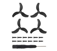 2 Pcs Replacement Propeller Blade Set Invisible Propellers Compatible with DJI Neo Including Replacement Propeller Blades and Mounting Accessories (Black)