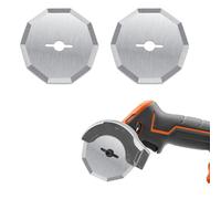 2 Pcs Replacement Rotary Blades Compatible with Worx WX082L 4V ZipSnip Cordless Electric Scissors WA2300 Rotary Cutter Blades(1-1/2") Fits RC2600K,RC2601, RC2602, WX080L, WX081L, WX082L, WX745L.9