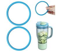 2 PCS Replacement Seal for Ninja BlendBOSS Personal Smoothie Tumbler, Food-Grade Silicone Gasket, Leak-Proof & Durable, Compatible with Ninja Blend BOSS Tumbler (Sky-Blue)
