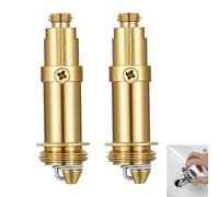 2 Pcs Replacement Sink Basin Bath Pop Up Click Clack Plug Bolt, Brass Plug Bolt Assembly, Internal Spring Brass Plug, Anti-Rust Spring Mechanism for Most Bathroom Bathtub Sink Drain Stopper
