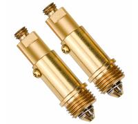 2 Pcs Replacement Sink Basin Bath Pop Up Click Clack Slotted Plug Bolt Assembly Internal Spring Brass Plug Bolt for Most Bathroom Bathtub Sink Drain Stopper