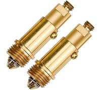 2 Pcs Replacement Sink Basin Bath Pop Up Click Clack Slotted Plug Bolt Assembly Internal Spring Brass Plug Bolt for Most Bathroom Bathtub Sink Drain Stopper