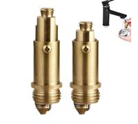 2 Pcs Replacement Sink Basin Bath Pop Up Click Clack Slotted Plug Bolt Assembly Internal Spring Brass Plug Bolt for Most Bathroom Bathtub Sink Drain Stopper,pop up bath plug replacement