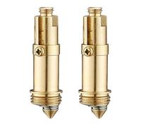 2 Pcs Replacement Sink Basin Pop Up Click Clack Brass Plug Assembly with Internal Spring for Bathroom Bathtub Sink Drain Stopper