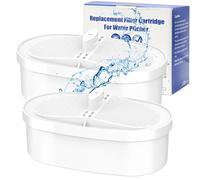 2 Pcs Replacement Water Filter for Waterdrop WD-PF-01A Plus, NSF Certified, Water Filter Cartridges Compatible with All Waterdrop Pitcher Filtration System, Reducing Chlorine, Impurities and Metals