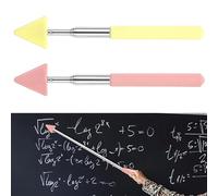 2 Pcs Retractable Finger Pointer Stick,Retractable Pointing Stick Extendable Teacher's Pointer Presentation Finger Pointer Stick Funny Arrow Pointers for Teacher Classroom Aids. (Pink and Yellow)