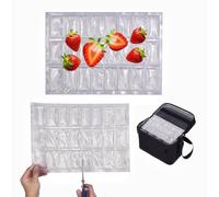 2 PCS Reusable Cooling Mat ice sheet for Keeping Food Fresh Outside Party - Flexible Ice Packs Blankets Keep Meat Cold, Replacement Freezer Mat Chiller for Camping Coolers