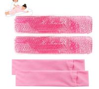 2 PCS Reusable Perineal Cooling Pad, Hemorrhoid and Perineal Ice Packs, Postpartum and Hemorrhoid Pain Relief, Hot & Cold Packs for Women After Pregnancy and Delivery(10X2.4in) Washable Sleeves