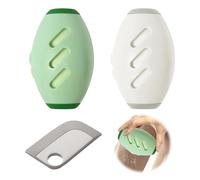 2 Pcs Reusable Sticky Lint Roller Ball, Gel Hair Removal Roller Ball, Portable Washable Lint Roller Ball Mini with Lint Remover for Laundry De-Linting