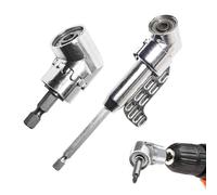 2 Pcs Right Angle Drill Attachment, 105 Degree Right Angle Drill Driver, for Screwing and Drilling in Tight Corner Workspaces