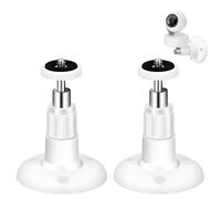 2 Pcs Ring No Drill Mount Set,Ring Camera Mount Surveillance Camera Bracket Ring Doorbell Mount No Drill Adjustable Ring Stick Up Camera Mount Easy to Carry About Easy to Install
